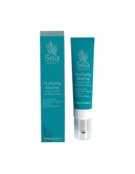 Sea beauty purifying marine crema facial piel mixta-grasa 50 ml de crema Prisma Natural