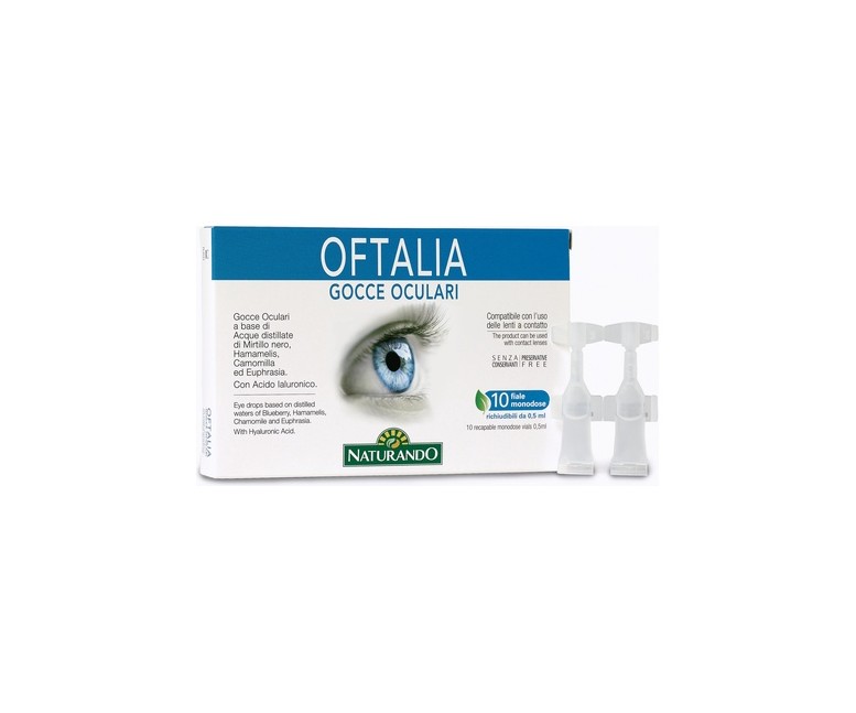 Oftalia gotas monodosis 10 viales Naturando