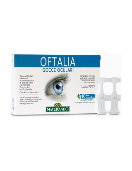 Oftalia gotas monodosis 10 viales Naturando