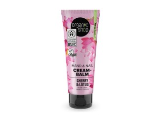 Crema para manos y uñas cereza y loto