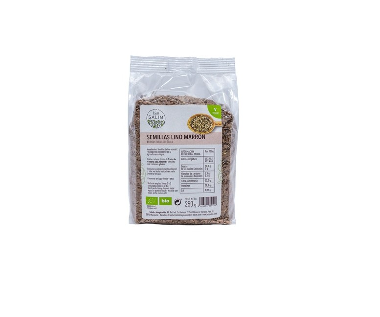 Semillas de lino marron Eco 250 g Eco Salim