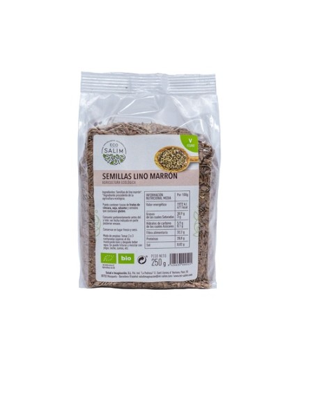 Semillas de lino marron Eco 250 g Eco Salim