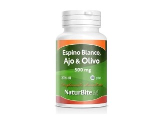 Espino blanco, ajo y olivo 500mg