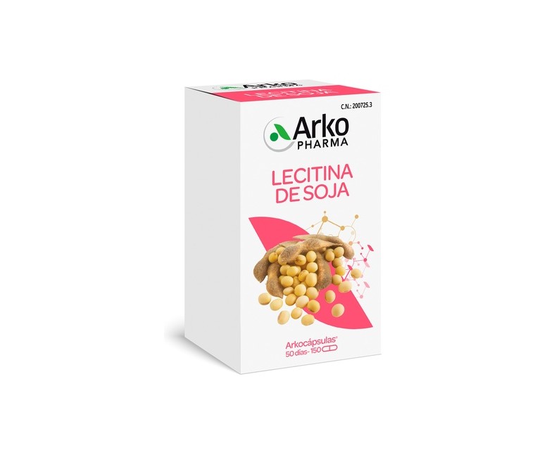 Arkocápsulas Lecitina de Soja Bio 150 cápsulas Arkopharma
