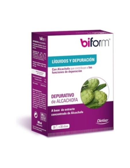 Depurativo De Alcachofa ( unicadose) 20 viales Biform