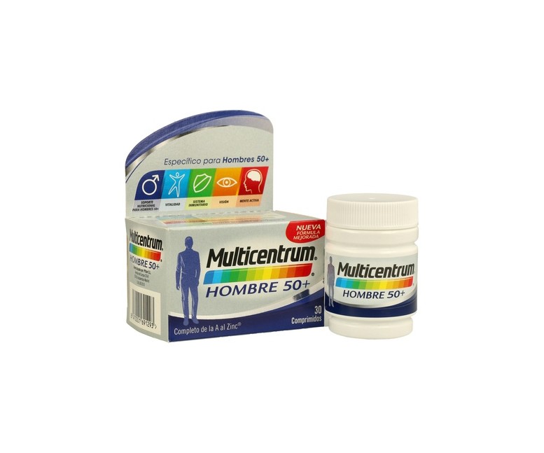 Multicentrum Hombre 50+ 30 comprimidos Multicentrum