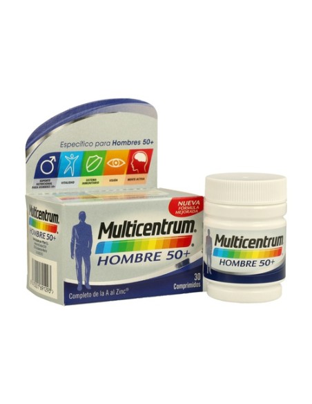 Multicentrum Hombre 50+ 30 comprimidos Multicentrum