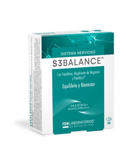 S3 Balance 30 cápsulas FDB LABORATORIOS