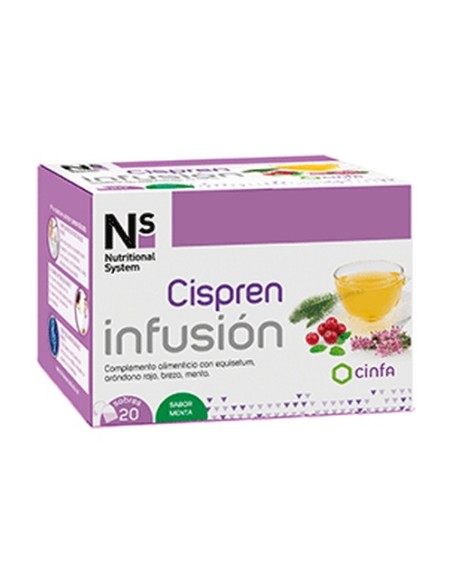 Cispren Infusión 20 bolsitas infusoras (Menta) Nutritional System