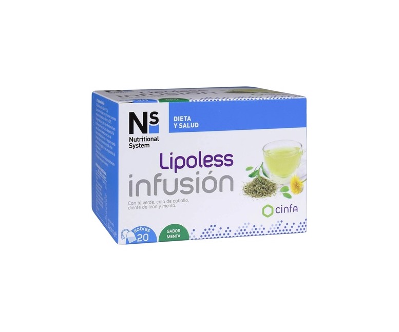 Lipoless infusion 20 bolsitas infusoras (Menta) NS