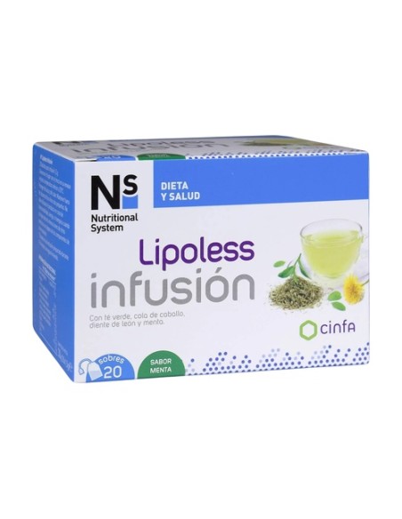 Lipoless infusion 20 bolsitas infusoras (Menta) NS
