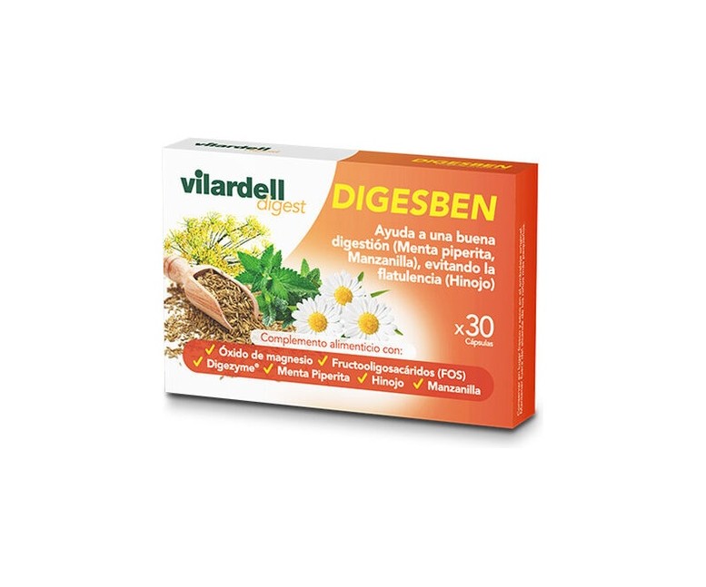Digesben (digestión) 30 cápsulas Vilardell