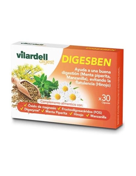 Digesben (digestión) 30 cápsulas Vilardell