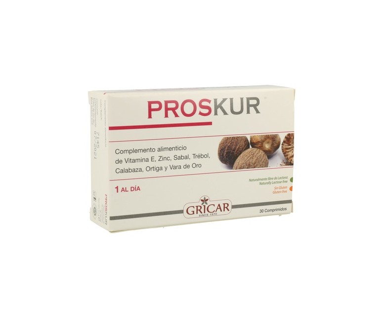 Proskur 30 cápsulas de 750mg Gricar
