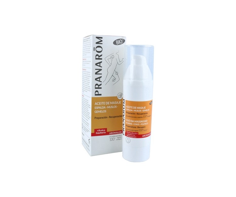 Aceite de masaje preparación recuperación bio - aromalgic 100 ml de aceite Pranarom