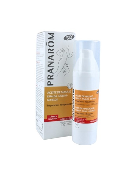 Aceite de masaje preparación recuperación bio - aromalgic 100 ml de aceite Pranarom