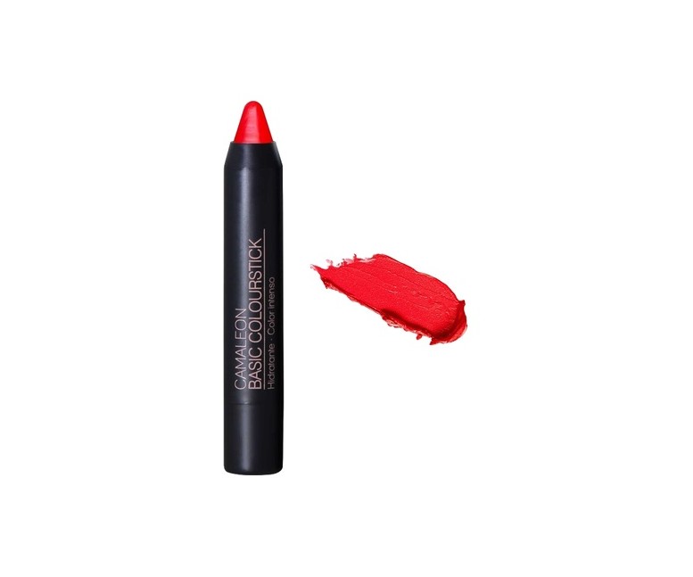 Basic colourstick pintalabios flúor rojo ferrari 1 unidad de 4g (Rojo) CAMALEON