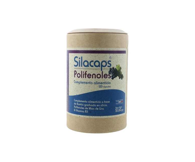 Silacaps polifenoles 120 cápsulas de 430mg Labo Sante Silice