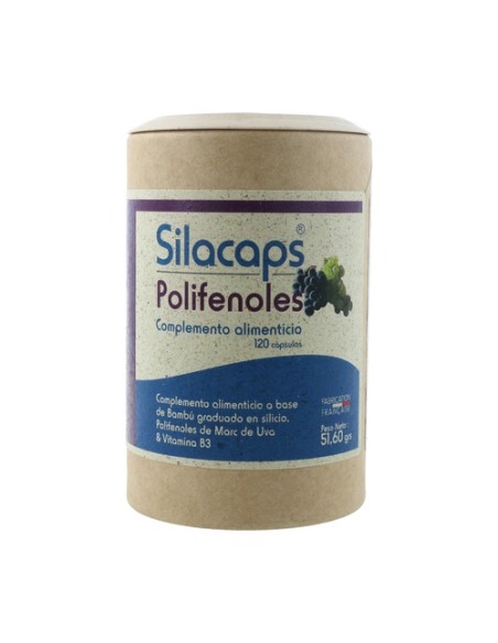 Silacaps polifenoles 120 cápsulas de 430mg Labo Sante Silice