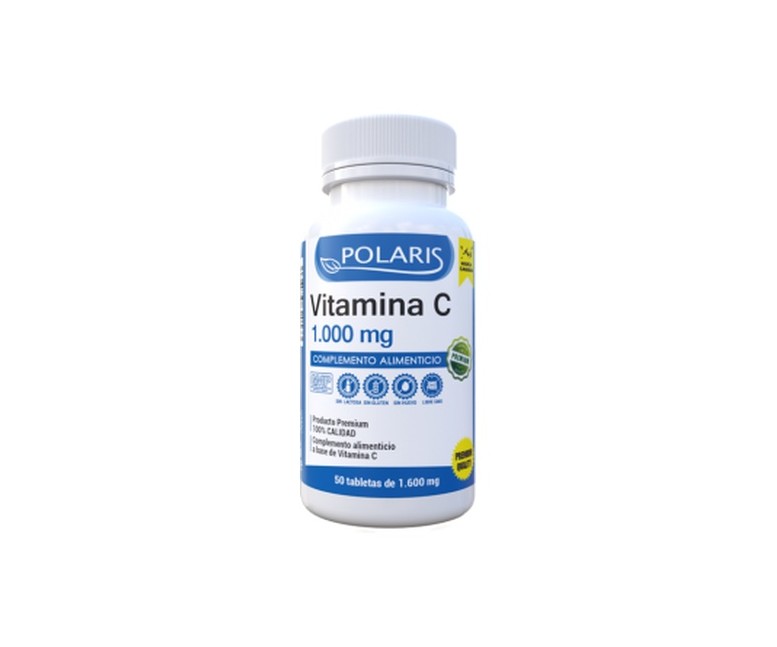 Vitamina C 1000 mg 50 comprimidos de 1000mg Polaris