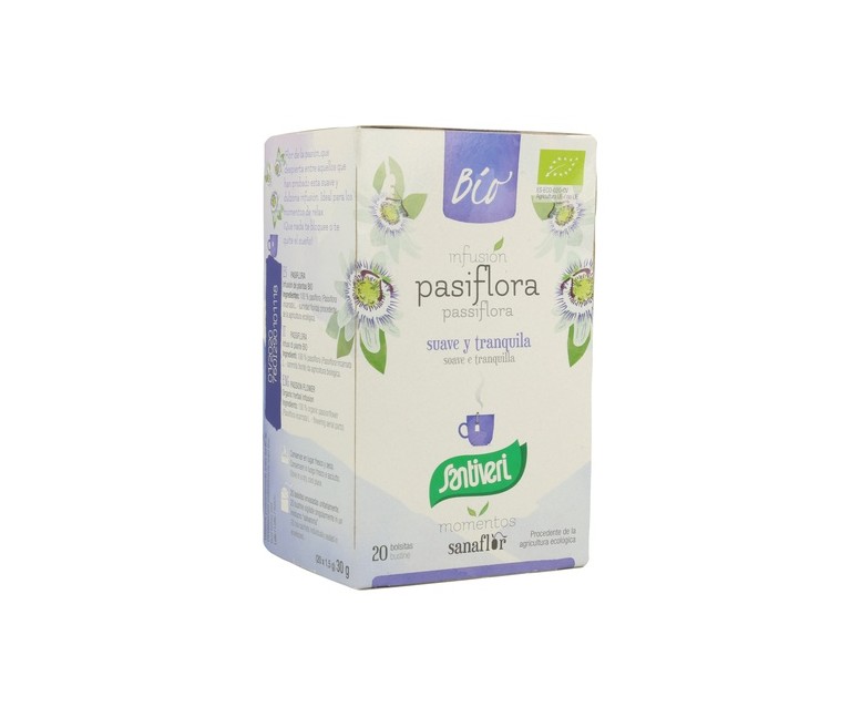 Pasiflora Infusión 20 bolsitas infusoras Santiveri