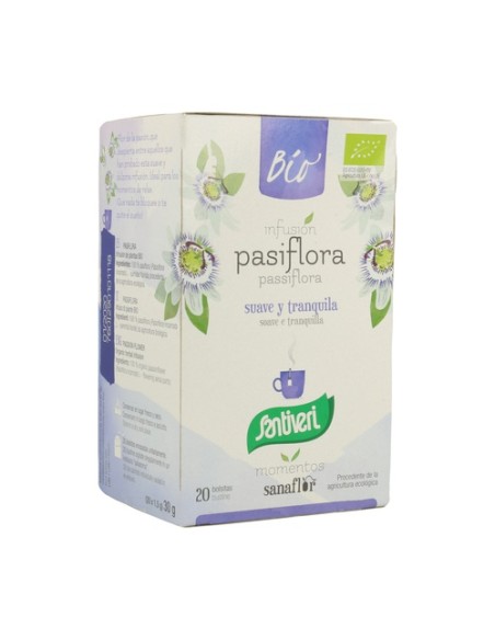 Pasiflora Infusión 20 bolsitas infusoras Santiveri