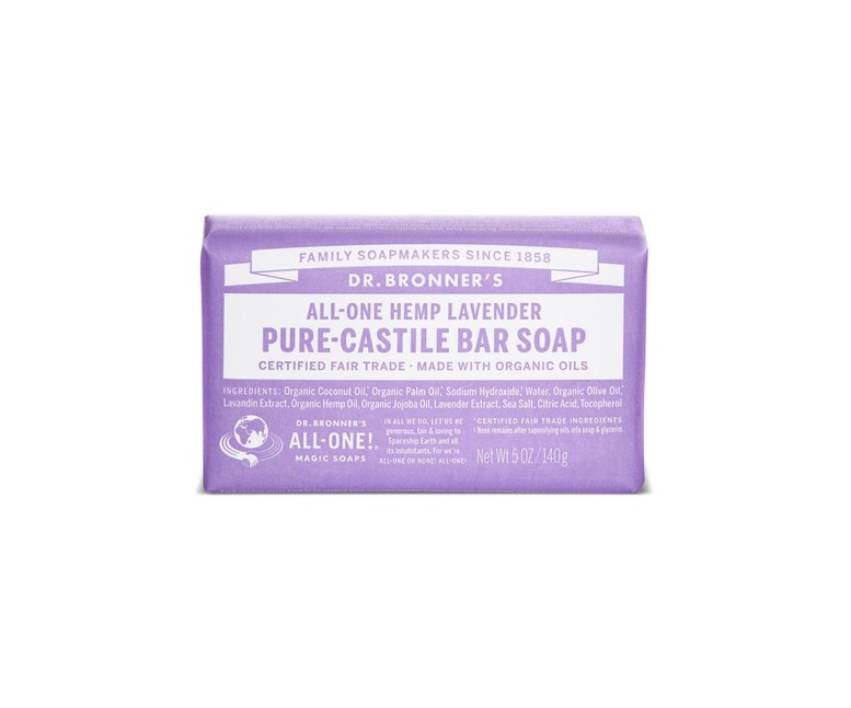Jabón en pastilla de Lavanda 140 g Dr. Bronners