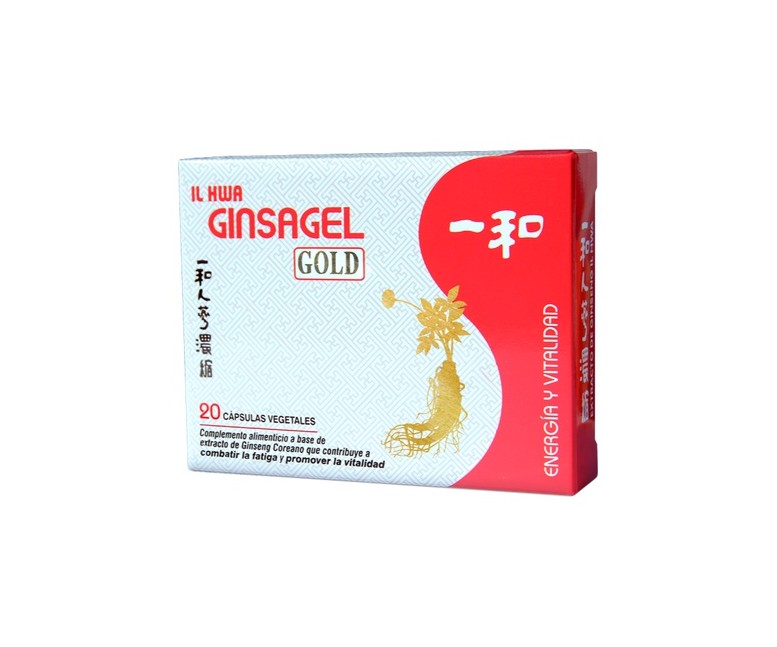 Ginsagel 20 cápsulas vegetales de 465mg IL HWA