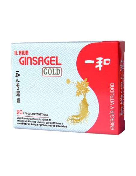 Ginsagel 20 cápsulas vegetales de 465mg IL HWA