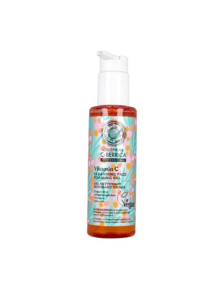 Gel Limpiador Facial Espumoso Oblepikha C-Berrica 145 ml de gel Natura Siberica