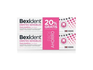 Dúo Bexident dientes sensibles pasta dentífrica