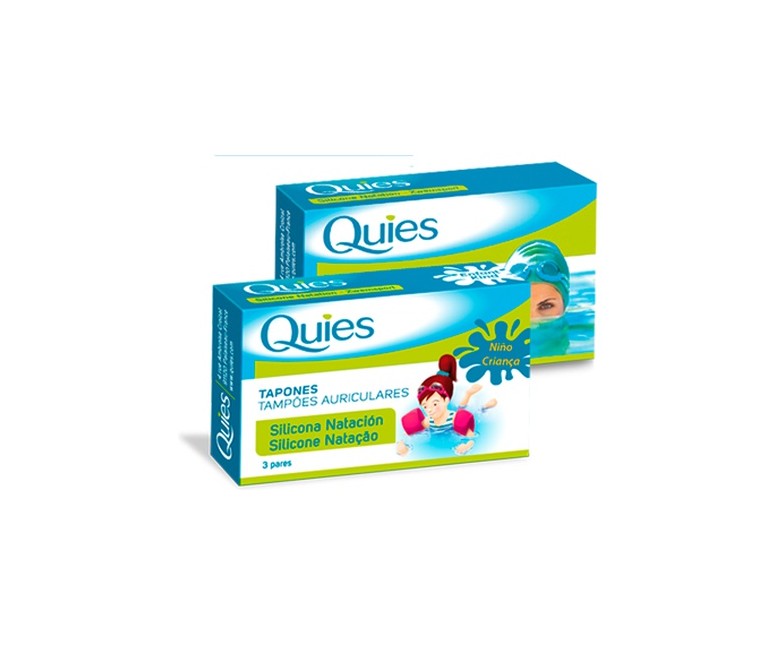 Tapón de Silicona Natación Infantil 6 unidades Quies