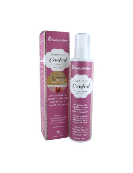 Cleantonic Comfort tónico desmaquillante y antipolución piel seca 200 ml Esential Aroms