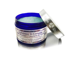 Exfoliante de lavanda sal marina y nuez