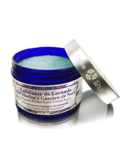 Exfoliante de lavanda sal marina y nuez 300 g de crema Radhe Shyam