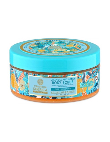 Exfoliante Corporal Oblepikha y Miel 300 ml de crema Natura Siberica