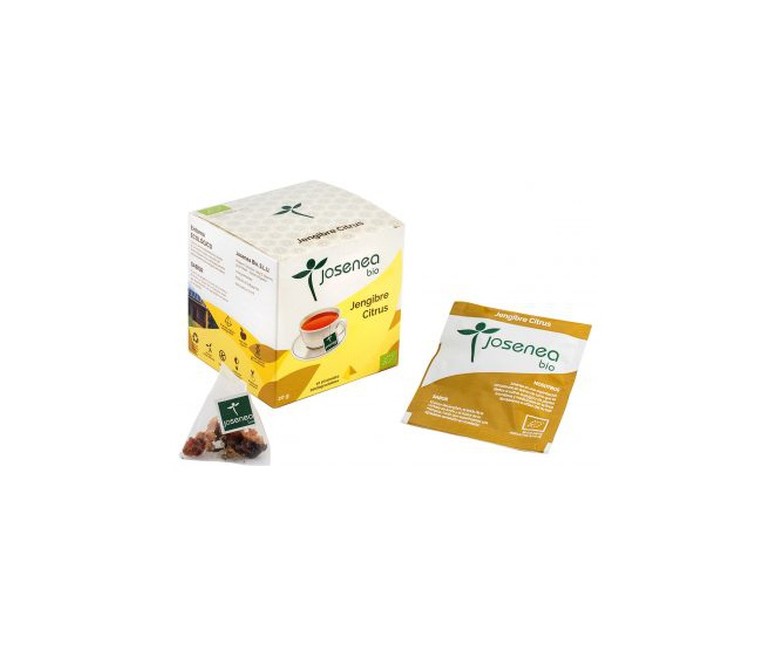 Jengibre Citrus Bio 10 bolsitas infusoras Josenea