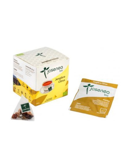 Jengibre Citrus Bio 10 bolsitas infusoras Josenea