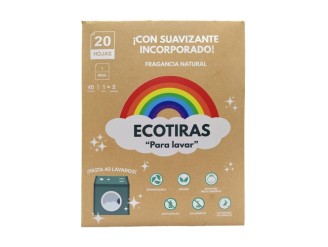 Ecotiras para lavadora con suavizante (40 lavados)