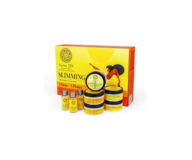 Home spa programa corporal adelgazante 8 unidades Natura Siberica