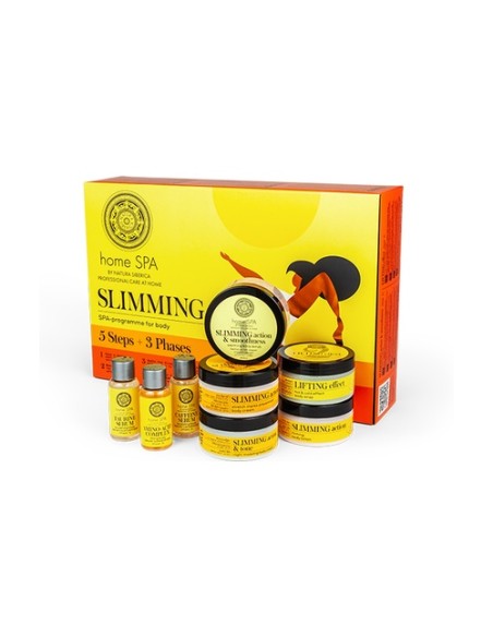 Home spa programa corporal adelgazante 8 unidades Natura Siberica