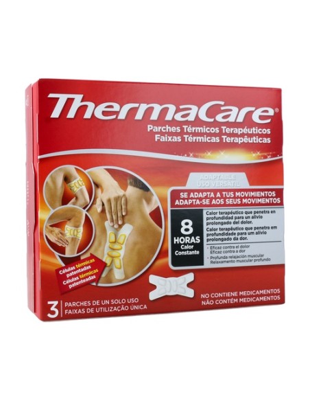 Parches térmicos terapéuticos adaptables 3 unidades Thermacare
