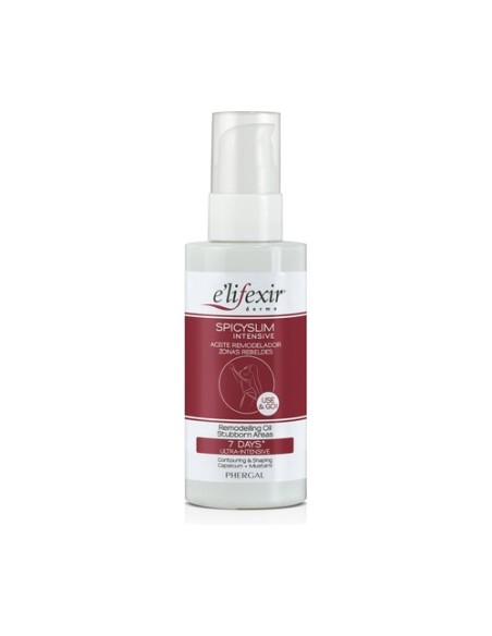 E'lifexir® Dermo Spicyslim intensive (zonas rebeldes) 150 ml de aceite Elifexir