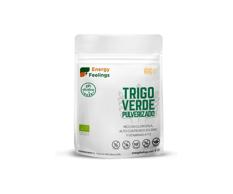 Hierba de Trigo Verde Eco Pulverizado Doypack 200 g Energy Feelings