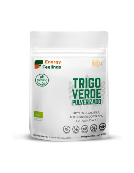 Hierba de Trigo Verde Eco Pulverizado Doypack 200 g Energy Feelings