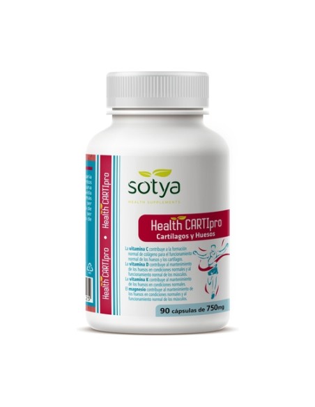 Health cartipro cartílagos y huesos 90 cápsulas de 750mg Sotya