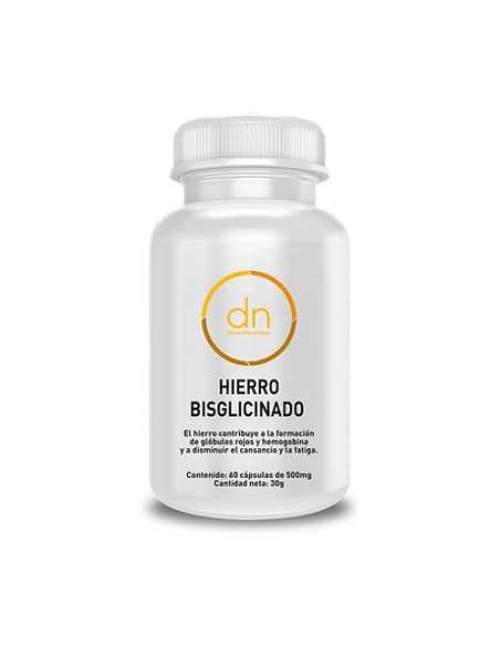 Hierro bisglicinado 60 cápsulas vegetales Direct Nutrition