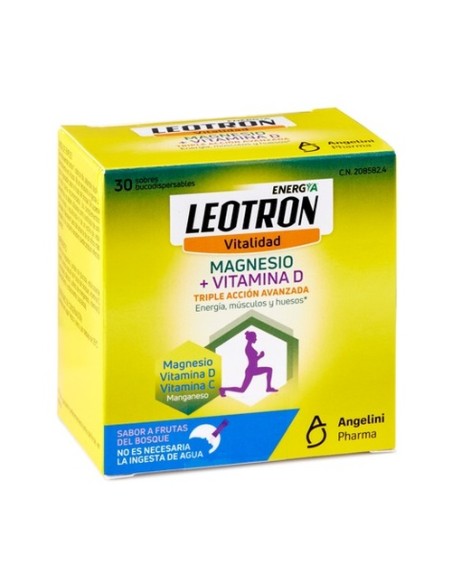 Leotron magnesio + vitamina C 30 sticks Leotron