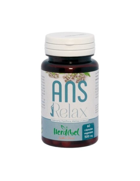 Ans Relax relajante 60 cápsulas vegetales de 500mg Herdibel