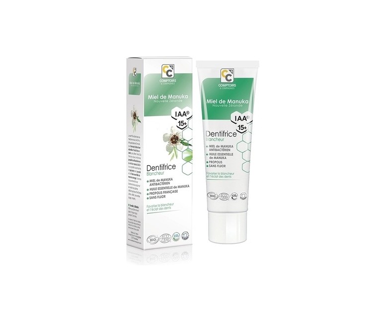 Dentífrico Blanqueante Miel de Manuka Bio 75 ml Comptoirs & Compagnies